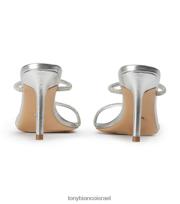 נעלי עקב | נשים נאפה מטאלי כסוף Tony Bianco לרדוף אחרי עקבים 8BNR8T159